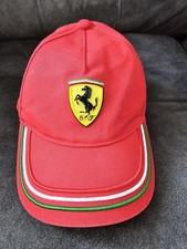 Ferrari Official Product SF Horse Logo Red Hat Cap Scuderia Genuine Ferrari Hat