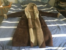 Searle Blatt Women's Brown Sheepskin Shearling Jacket Coat Size M Medium