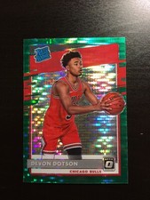 2020-21 Panini Donruss Optic Devon Dotson Rated Rookie 🌟 Green Pulsar #173🏀