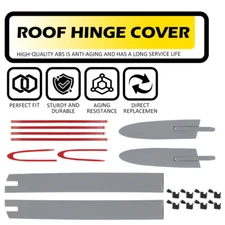 of Set 4pcs Roof Convertible Top Cover Hinge Trim For BMW E93 335i M3 M4 F83