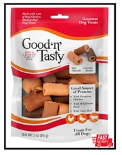 Good N Tasty Soft Crunchy Rolls Gourmet Treats for All Dogs Made Real