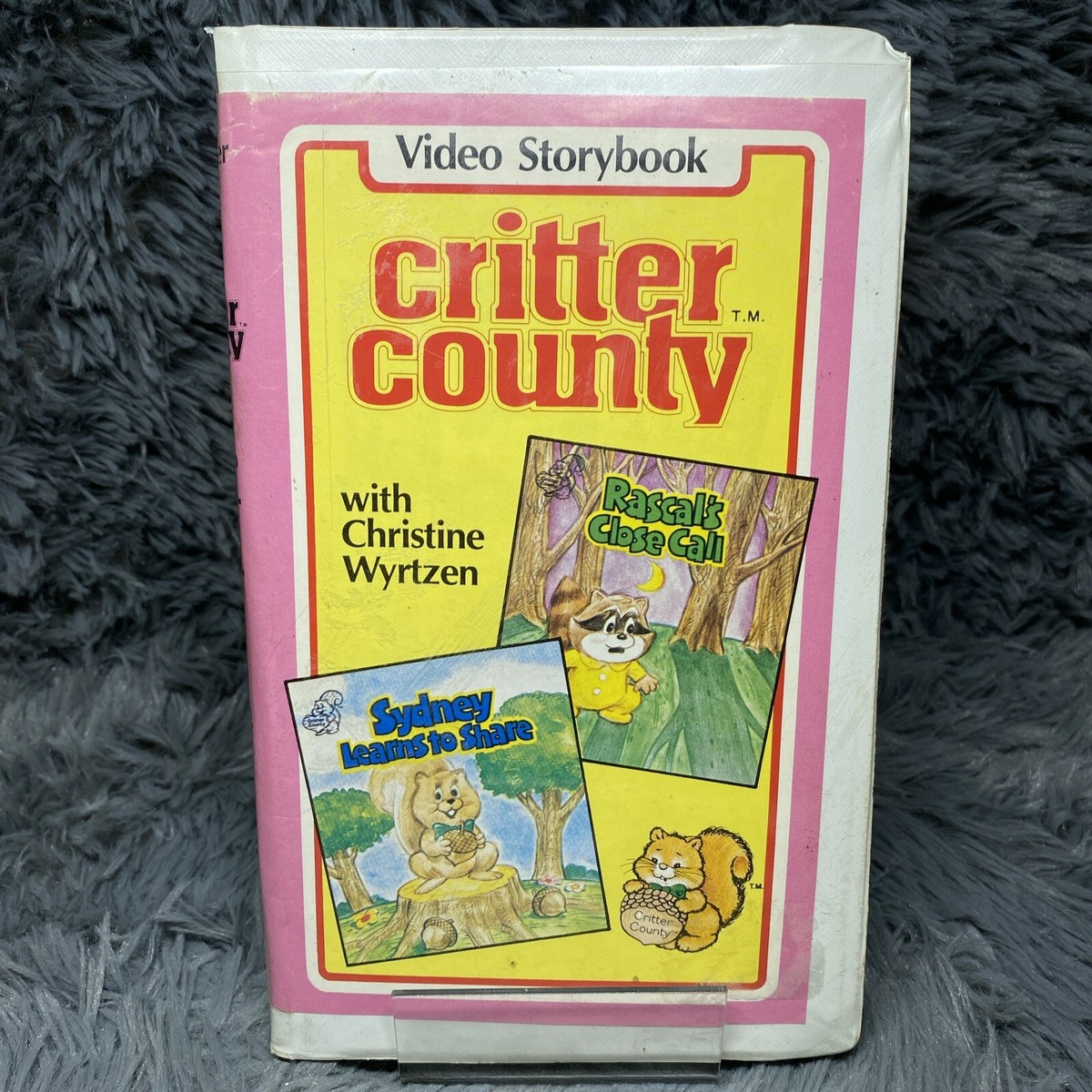 Critter County VHS Tape 1987 Video Storybook Christine