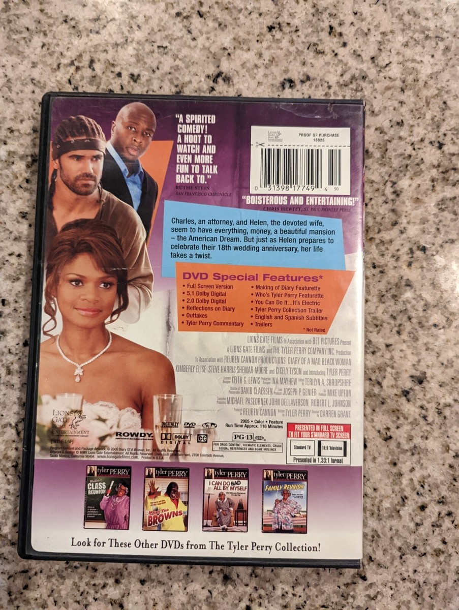 Diary of a Mad Black Woman (Full Screen Edition) DVDs 31398177494