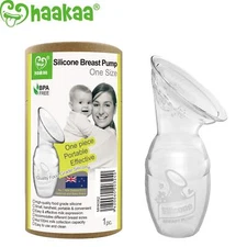Manual Silicone Breast Pump 4oz/100ml PVC-Free Phthalate-Free, 100% Food Grade