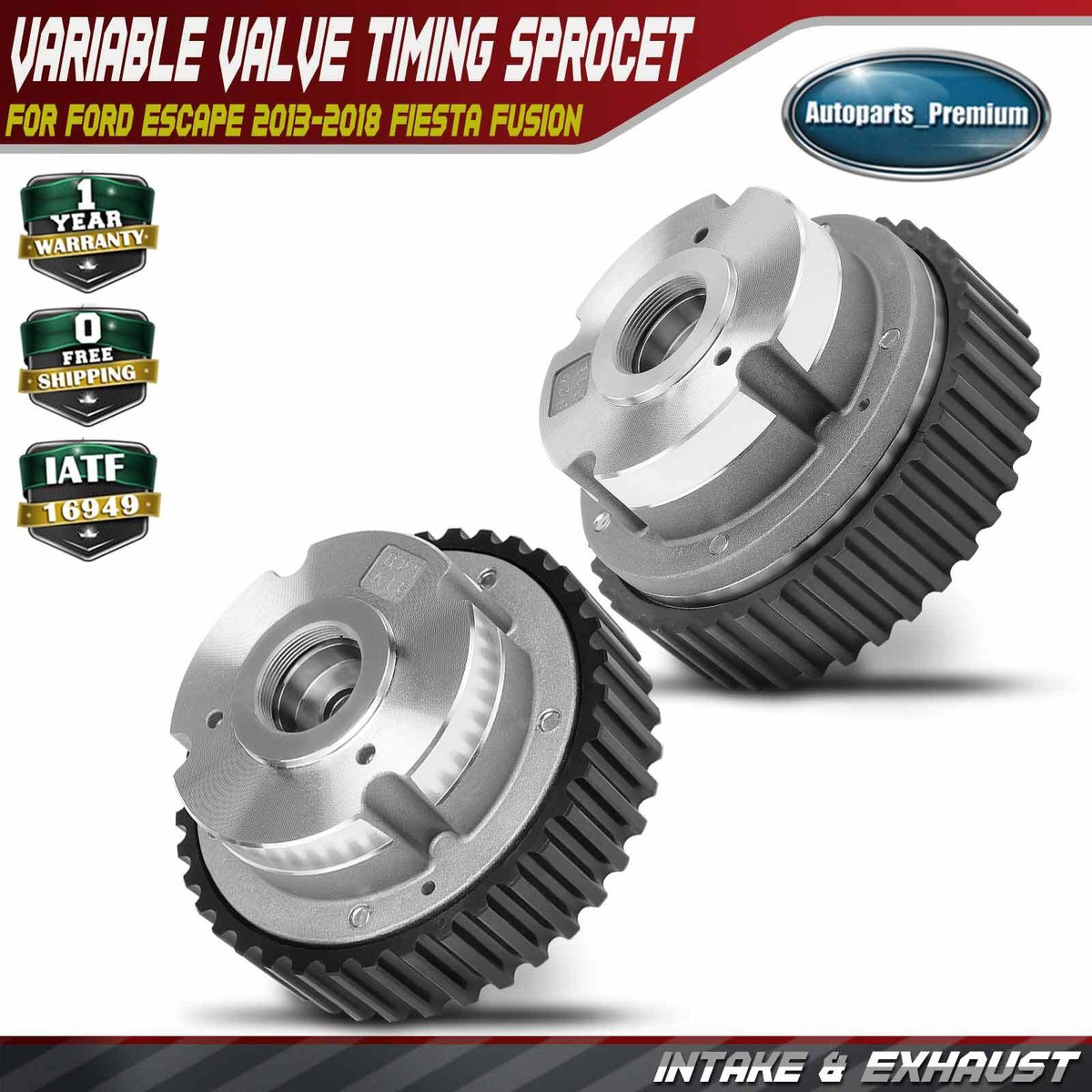 2x Intake &amp; Exhaust Engine Variable Valve Timing (VVT) Sprocket 