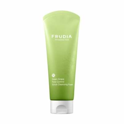 Frudia Green Grape Pore Control Scrub Cleansing Foam 145g - FREE SHIPPING
