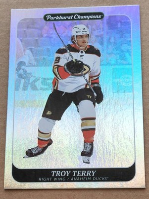 2023-24 Parkhurst Champions Troy Terry Rainbow #144 Anaheim Ducks 