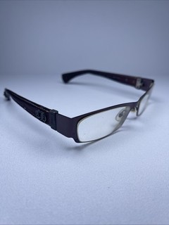 Chrome Hearts Hot Tool 53[]19 126 Brown Eyeglasses / Frames KD1
