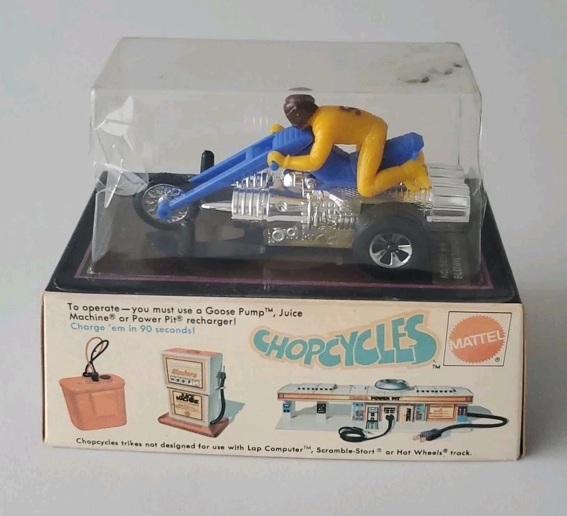 CHOPPER TRIKE W/ RIDER HOT WHEELS 1971 MATTEL SIZZLERS CHOPCYCLES BLOWN TORCH - Image 4 of 4