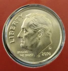 2010-D Roosevelt Uncirculated Dime in Original Mint Cello F50