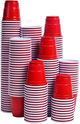 Plastic Red Shot Glasses 2Oz - 200 Pack - Mini Party Cups for Wine Tasting,  Jell | eBay