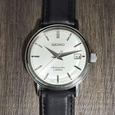 SEIKO AUTOMATIC 6R15-00V0 SARB031 HERREN ARMBANDUHR WEISSES ZIFFERBLATT...
