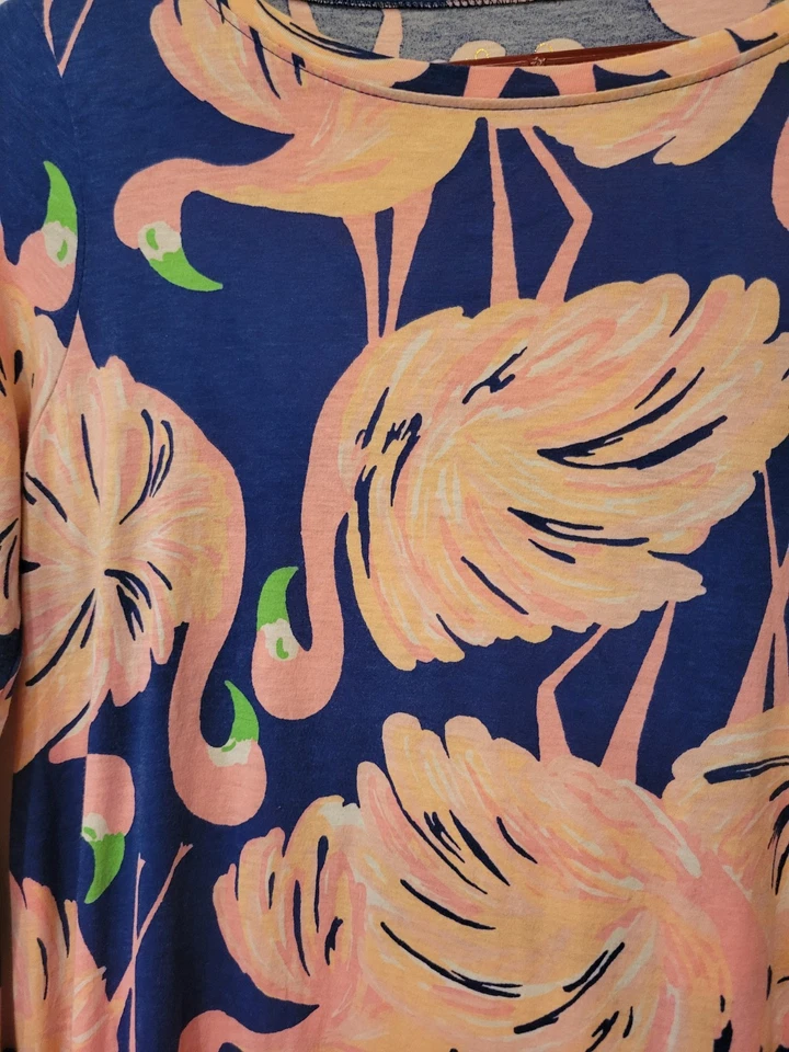 Vestido estampado flamenco Lily Pulitzer para niñas talla XL Foto 4 de 4