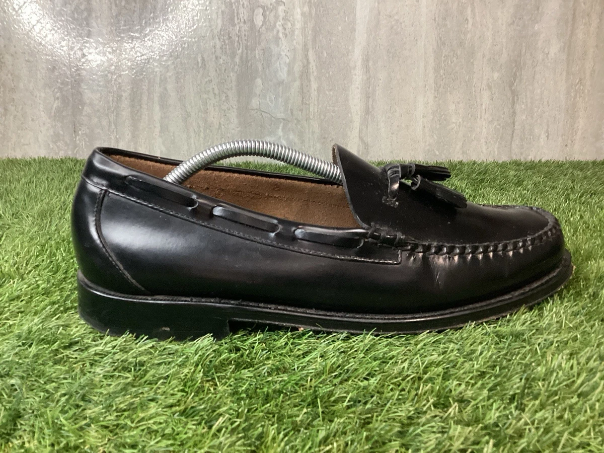 G.H. Bass Weejuns Jeremy Black Patent Tassel Loafers MJ Style Kiltie Preppy 9D weejuns mens loafers | eBay main image 2