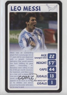 2010 Top Trumps Tournament World Cup Lionel Messi a8a