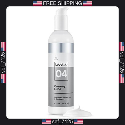 Water-Based Thick Creamy White Lube, Unscented 8.3 Fl. Oz Hypoallergenic Smooth