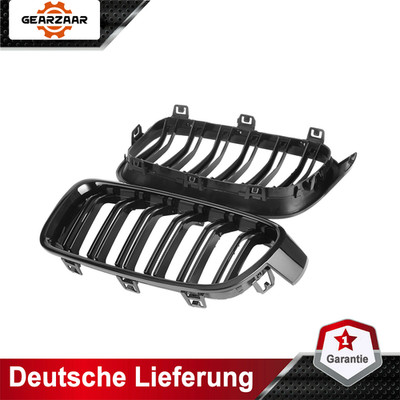 Nieren Grill Passend für BMW F30 F31 2011-2019 Satz L+R Glanz Schwarz Paar DEN