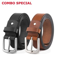 Men’s belts Genuine Leather Casual Dress Jeans Belts for Men 