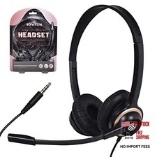Sonitum Headset with Microphone - Noise Canceling Computer Headset for 1 Pack