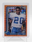 BARRY SANDERS 2025 TOPPS CHROME ORANGE GEOMETRIC VARIATION /25 #404 LIONS Q6560