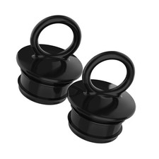 2 PCS PVC Push-in Boat Drain Plug for 1-1/2" Thru-Hull Livewell Overflow