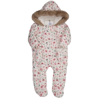 Fred & Flo, Outdoor Overall, Größe: 80, Pink/Weiß/Grün, Acryl/Polyester #6Ch