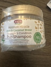 African Pride Moisture Miracle Aloe  Coconut Water Pre-Shampoo - Helps Minimize