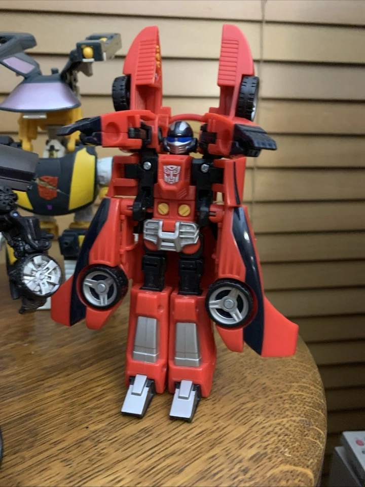 Transformers (4) Swerve, Sideways, Blurr, And Wheel Jack. Highly Collectible - Image 4 of 4