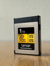 Lexar 1TB Professional Gold CFexpress 4.0 Type B Card
