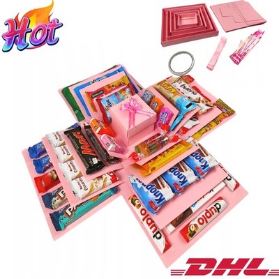 5-lagige DIY-Überraschungs- Explosionsbox  (nur die Box)