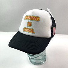 Care Bears PacSun Caring Is Cool Trucker Hat Cap Black Mesh Snapback One Size