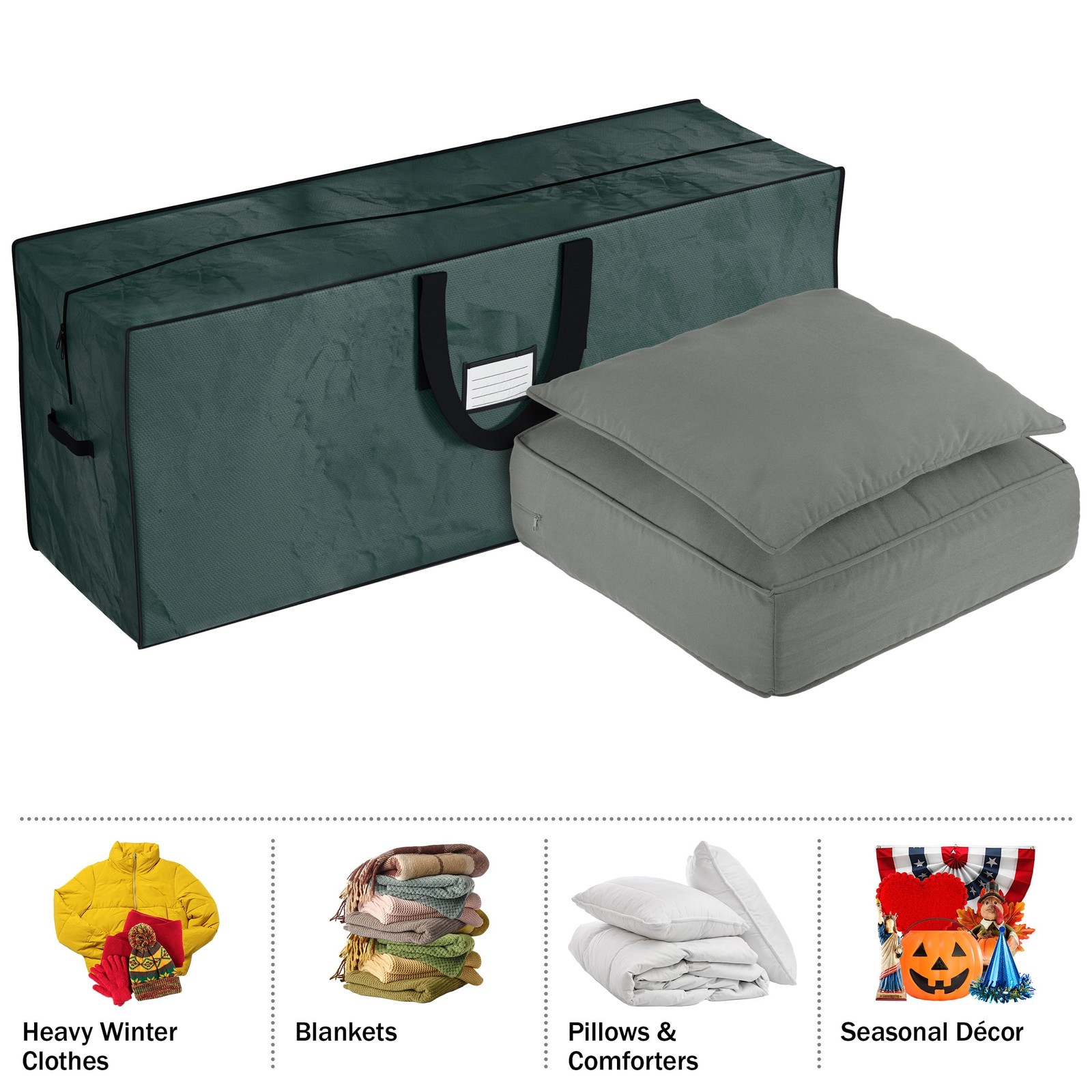 Best Christmas Tree Storage Bag Set - of 2 Bags for 7.5-Foot Artificial Trees