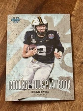 2025 Bowman U University Chrome #CRP-11 Diego Pavia College Rule Playbook Vandy