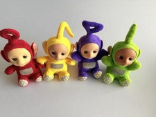 Teletubbies Set Soft Toys Tinky Winky Dipsy LaLa Po Bundle of 4 Plush Toys
