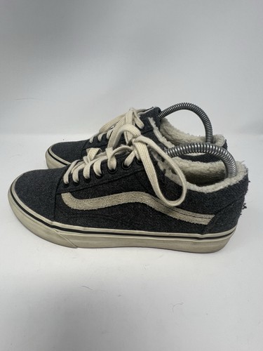 Sneakers stringate Vans X Madewell da donna Old Skool taglia 8,5 foderate in sherpa grigio - Foto 2 di 12