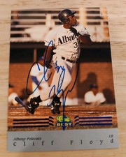 1992 Cliff Floyd Classic Best Blue Autograph