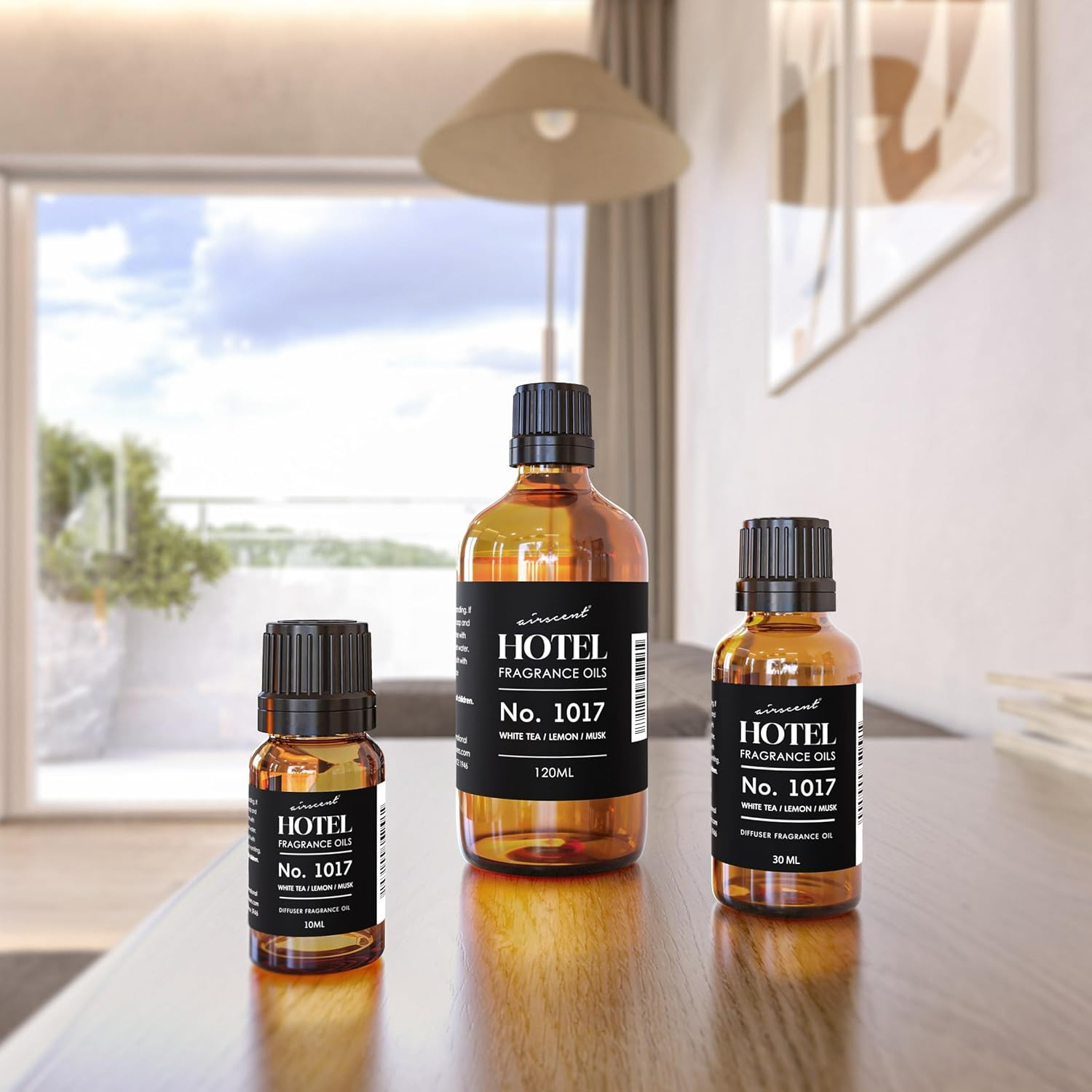 Airscent Hotel Diffuser Oil No. 1017 - White Tea Lemon Cedar Wood - Hotel Scent