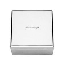 KATE SPADE Lenox Silver Tone Street "Stowaways" Covered Lid Jewlery Box NEW