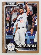 2026 Topps Series 1 - Clayton Kershaw - Card #22 - Gold Parallel Insert /2026