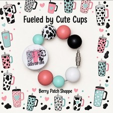 Crazy Cup Lady Keychain Purse Stanley Tumbler Charm Accessory