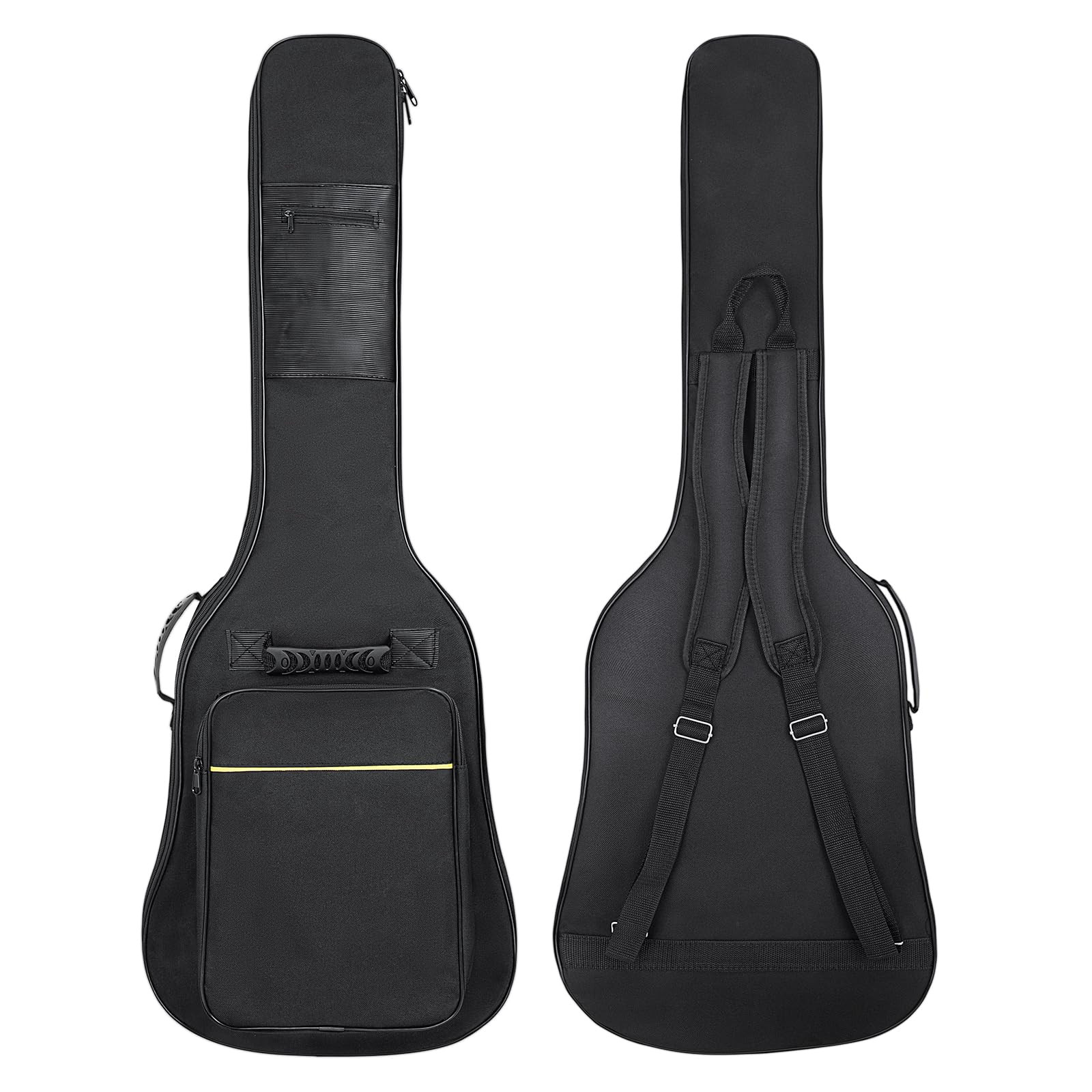 39 Inch Electric Guitar Bag Soft Guitar Case, 6 MM Thick Padded Electric Guit...