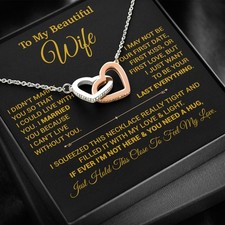 To My Wife Necklace, Christmas Gifts For Women, Anniversary Gift For Wife