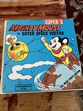 MIGHTY MOUSE in "OUTER SPACE VISITOR" Cartoon Super 8 Color Sound Super 8 Film