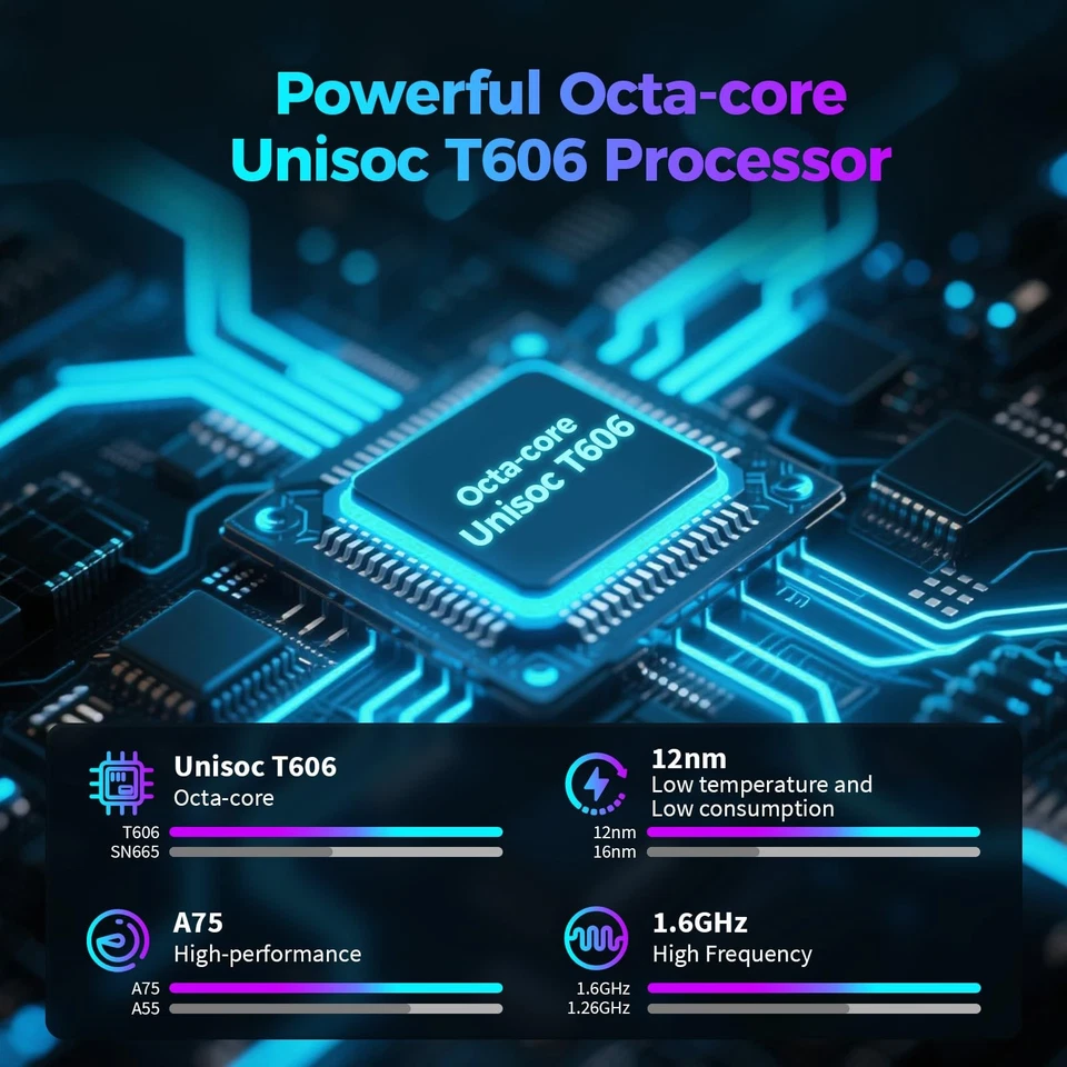 Android 15 Tablet with Keyboard, 26GB RAM, 256GB ROM(2TB Expand), 10.1 inch O... - Image 4 of 4