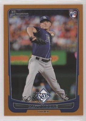 2012 Bowman Draft Orange 60/250 Matt Moore #20 Rookie RC 04ac