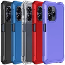 For BLU View Speed Ultra 5G Case 2 Layer Protection Corners TPU Bumper Cover