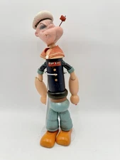 VINTAGE POPEYE WOOD COMPOSITION JOINTED FIGURE DOLL 1935 KING FEATURES #2 14” T