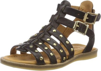 Bisgaard Girls Sandals Roman Sandals Summer Shoes, Black, EUR 26