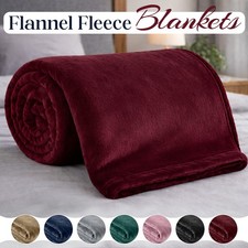 Svendita Sdogana Coperte Extra Large in Pile di Flanella Reversibili Letto e Divano