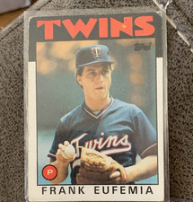 1986 Topps Frank Eufemia #236 Minnesota Twins MLB Base Set Baseball Card